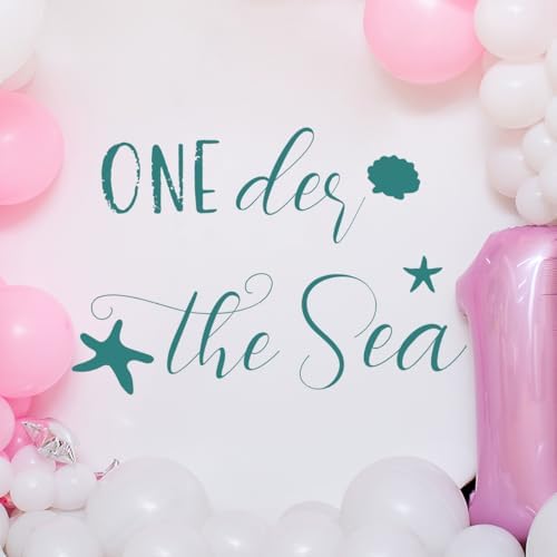 Oneder The Sea Wall Decal - Ocean Themed Birthday Decor Stickers