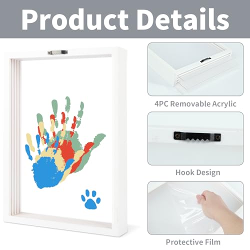 Family Handprint Kit with 6 Non-Toxic Colors