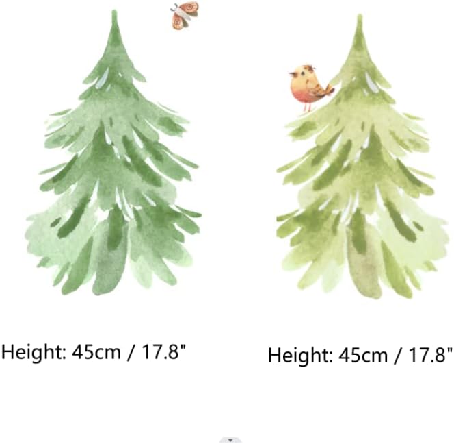 Woodland Animals Wall Decals for Baby Nursery Decor