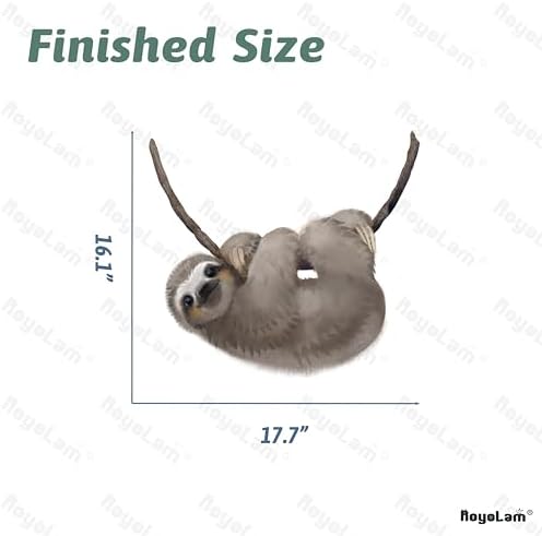 Little Sloth Wall Decal for Kids Baby Nursery Decor