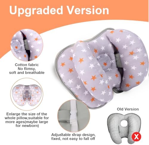 KAKIBLIN Adjustable Head Neck Support Pillow for Babies