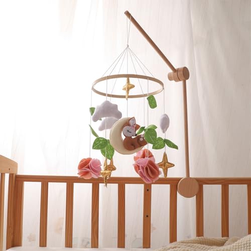 Bohemian Animal Mobile for Newborn Baby Crib Decor