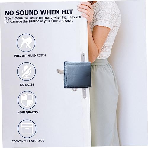 3pcs Door Cushion with Elastic Straps Noise Reducing Door Stopper
