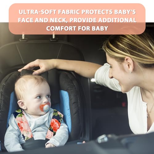 Soft Baby Car Seat Strap Pads for Girls and Boys
