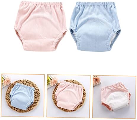 2Pcs Cotton Diaper Covers for Infants Breathable Potty Training Pants