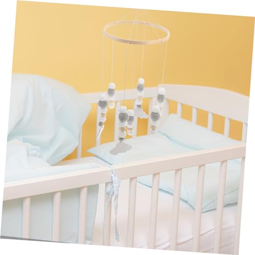 Totority Boho Crib Mobile Felt Ball Decor