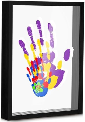 Suzile DIY Handprint Kit for Family Memories - Black Frame