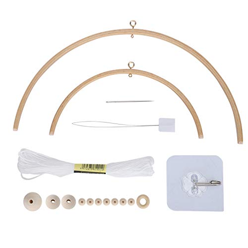 Baby Mobile DIY Kit Wooden Frame Ceiling Wind Chime Hanger