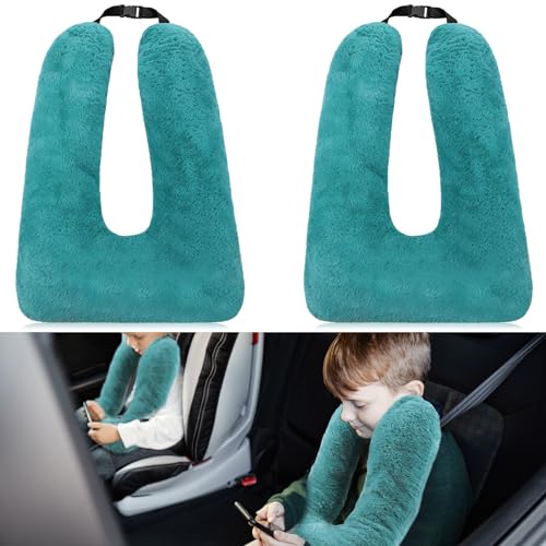 2 Pcs U Shaped Travel Pillow for Car and Plane Use