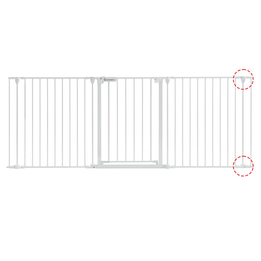 COMOMY Hinge Joint for 198 or 80 Inch Pet Gate