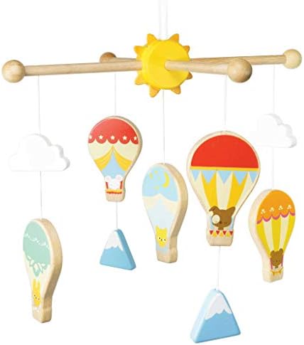 Le Toy Van Educational Petilou Wooden Hot Air Balloon Mobile for Baby