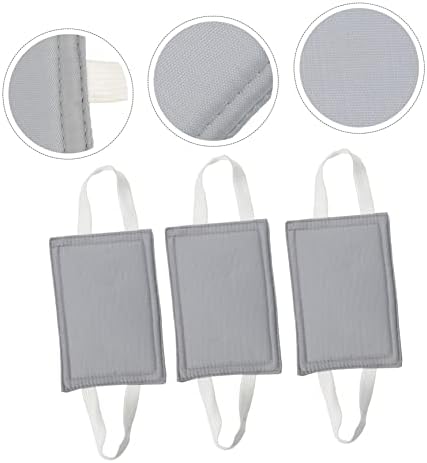 3pcs Door Cushion with Elastic Straps Noise Reducing Door Stopper