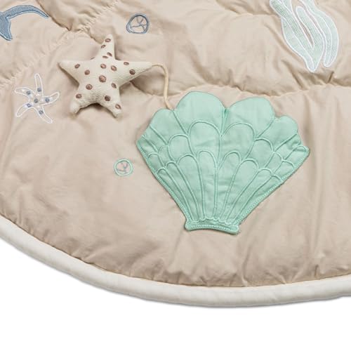 Crane Baby Activity Mat with Mirror and Rattles