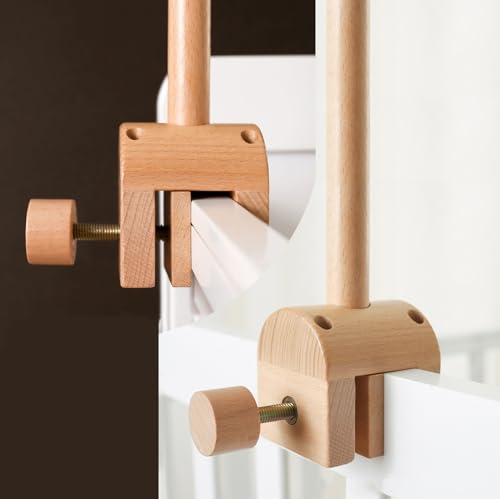 Wooden Baby Mobile Crib Holder Height Adjustable Mobile Arm