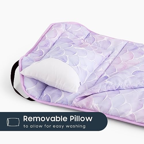 Wake In Cloud Cot Nap Mat with Pillow and Blanket for Toddlers