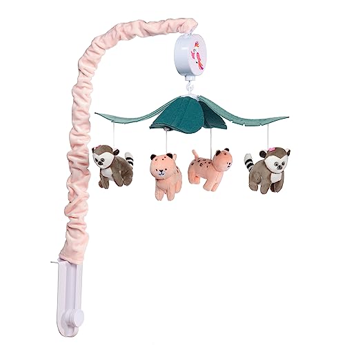 Lambs Ivy Enchanted Safari Animal Musical Crib Mobile