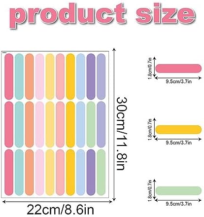 Confetti Strip Wall Decals for Kids Room Decor