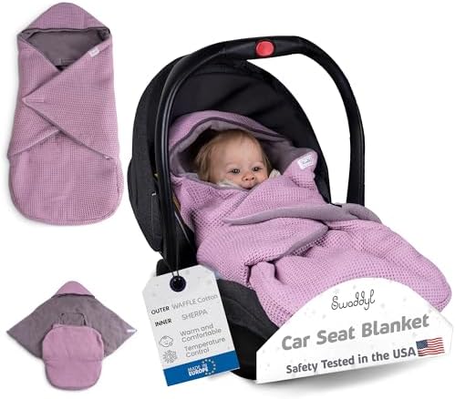 Swaddyl Car Seat Cover for Baby Girl Winter Essential Gift