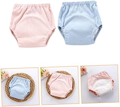 Totority 2 Pcs Baby Cotton Training Pants Flexible Fit