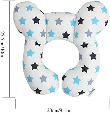 Lurryly Baby Head and Neck Pillow for Car Seats and Strollers