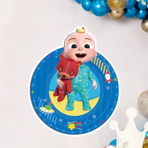 EGD JJ CoComelon Birthday Numbers Wall Plaque
