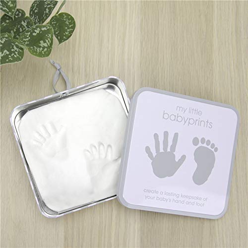 Pearhead Babyprints Handprint Footprint Kit with Keepsake Tin