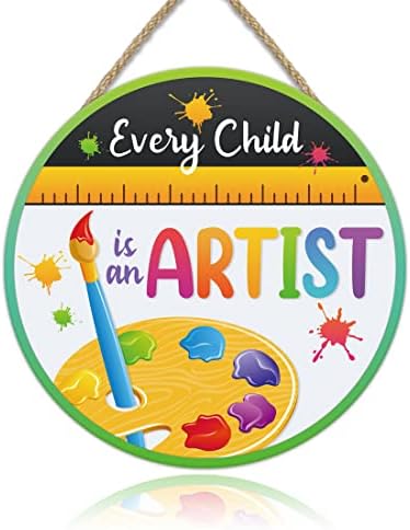 IARTTOP Every Child Is An Artist Wall Art for Kids