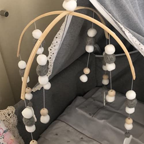 Wooden Bead Wind Chime Baby Crib Mobile