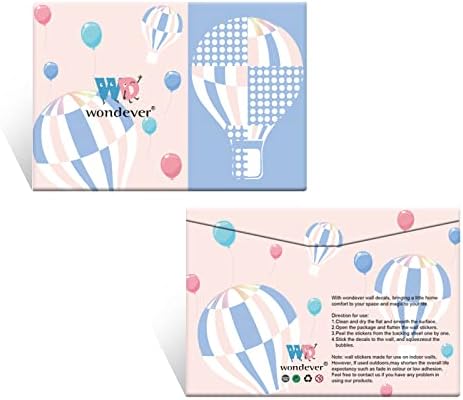 Wondever Watercolor Butterfly Wall Stickers for Girls Bedroom Baby Nursery