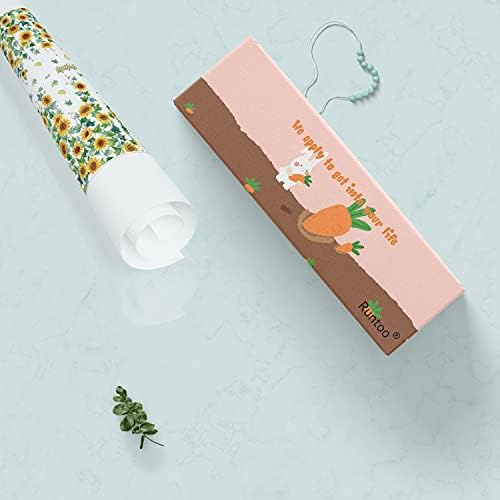 Runtoo Sunflower Wall Stickers for Bedroom and Kids Room
