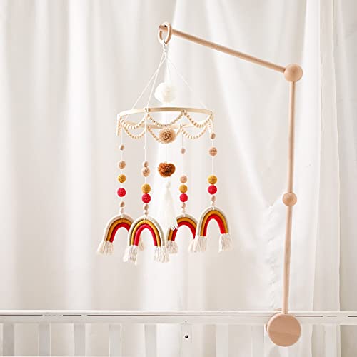 EUBUY Baby Crib Mobile for Boys Girls Boho Design