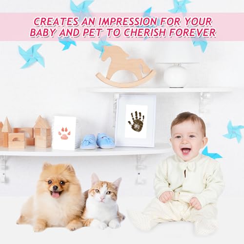 Outus Newborn Handprint and Footprint Kit for Babies and Pets