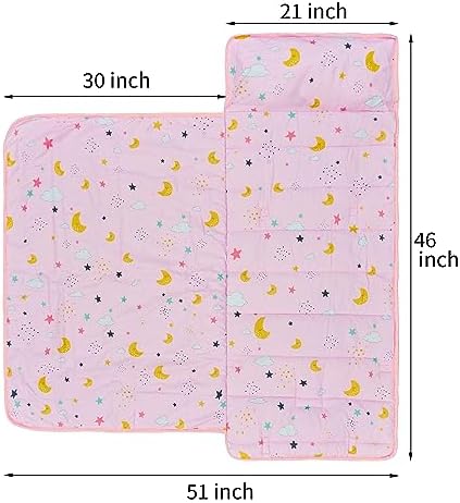 SUPERYO Toddler Nap Mat with Pillow and Blanket