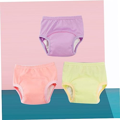Wakauto 3 Pack Infant Diaper Covers Cotton Potty Training Pants