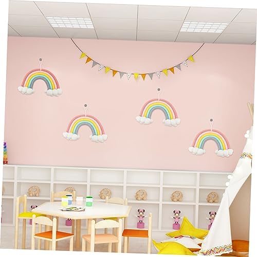 YARNOW Cloud Rainbow Wall Decor Woven Ornament