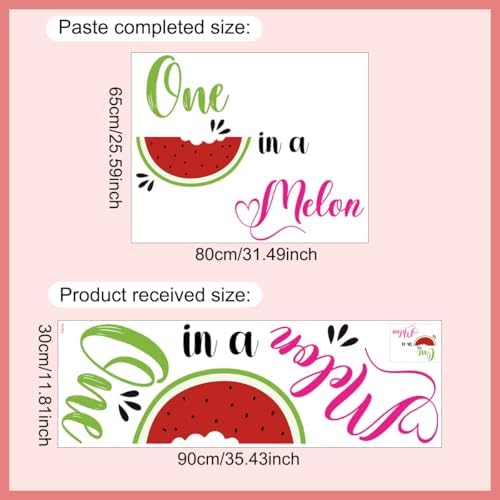 BOOMPA One in a Melon Watermelon Vinyl Wall Decal