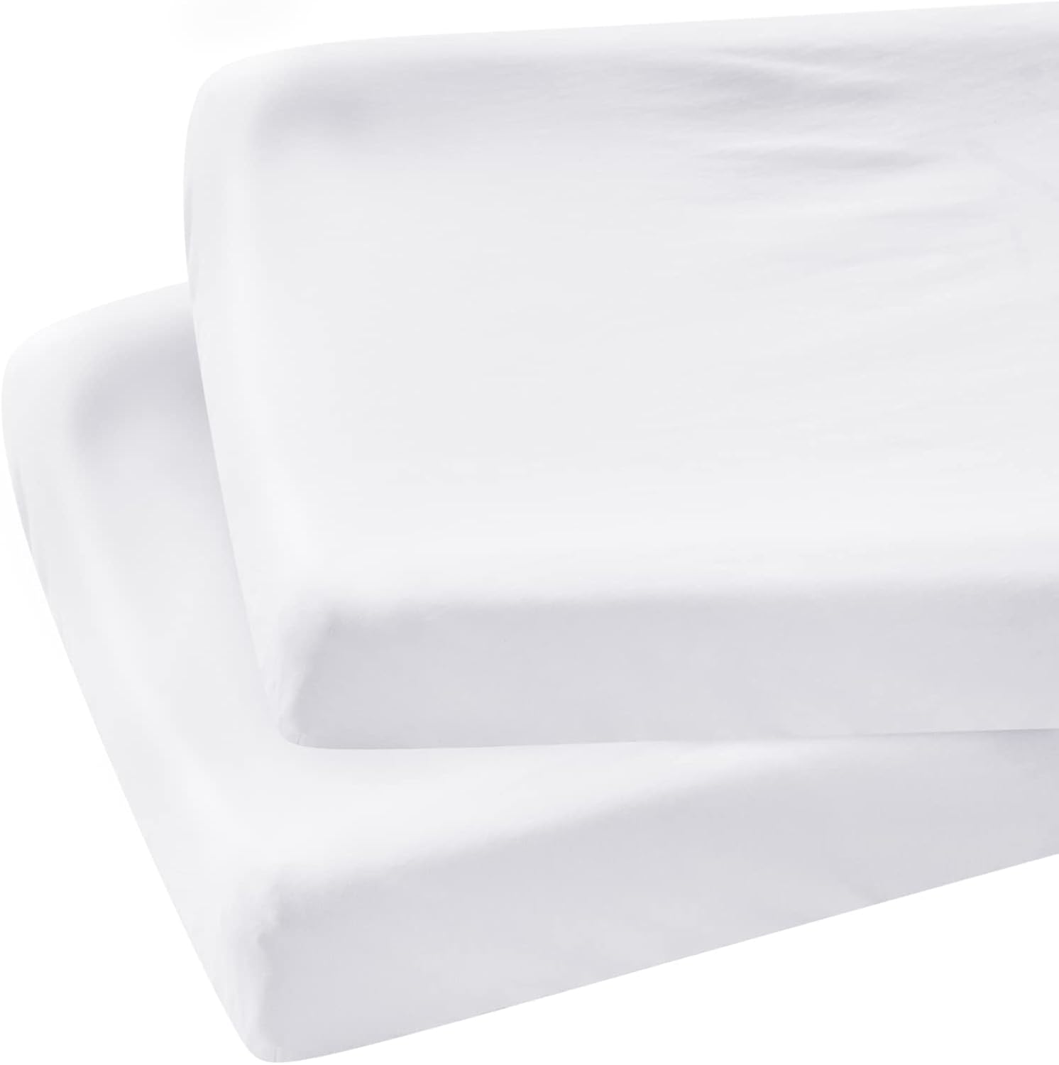 Coldwind Organic Cotton Changing Pad Cover 2 Pack White 32x16x4