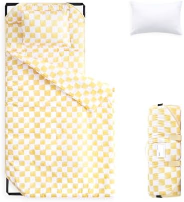Wake In Cloud Cot Nap Mat with Pillow and Blanket 1
