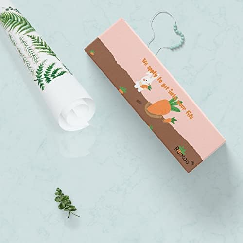 Runtoo Large Fern Leaves Wall Art Stickers Green Plant Wall Decal Living Room Bedroom Nursery Decor