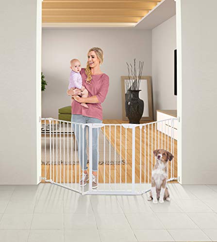 Little Chicks Waverely 79 Extra Wide Baby Gate with Door