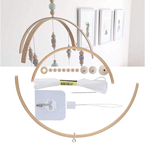 Garosa Baby Crib Mobile Handmade Wooden Wind Chimes Decor Gift