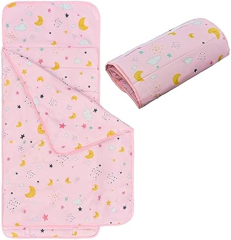SUPERYO Toddler Nap Mat with Pillow and Blanket