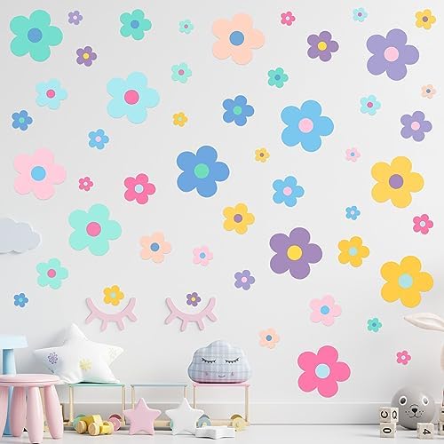 TaoBary 288 Pcs Y2k Cute Flowers Wall Decal