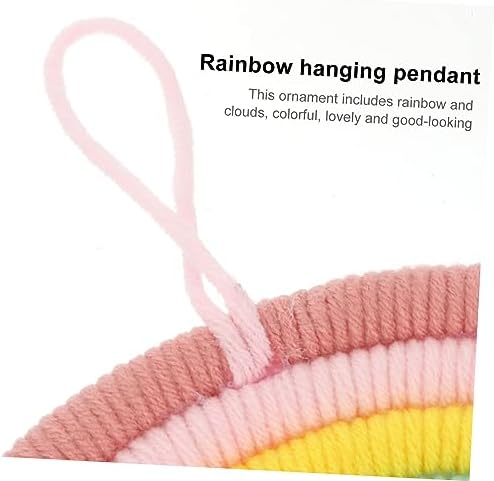 YARNOW Cloud Rainbow Wall Decor Woven Ornament