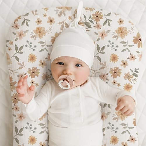 Konssy Muslin Baby Lounger Cover 2 Pack