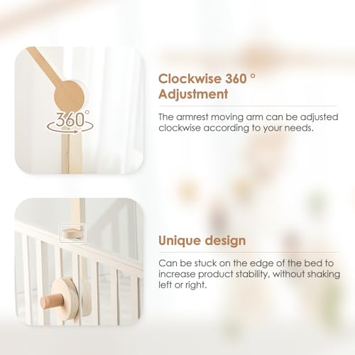HI BABY MONMENT Crib Mobile Arm with 2 Height Settings