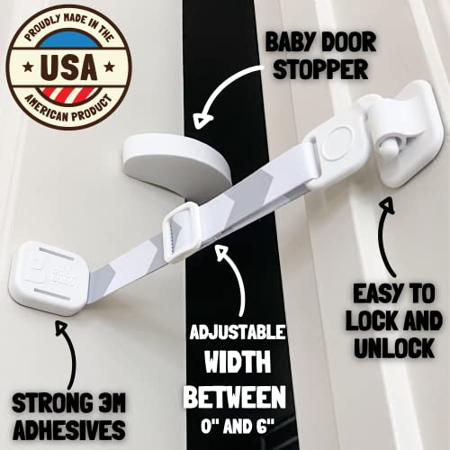 Door Buddy Child Proof Door Lock and Cat Door Stopper