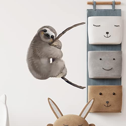 Little Sloth Wall Decal for Kids Baby Nursery Decor