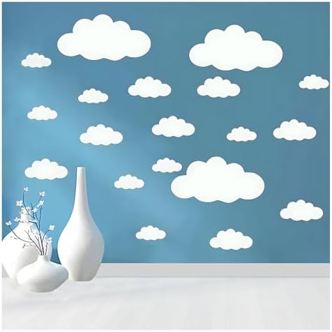 Big Clouds Wall Decals Removable DIY Vinyl Sticker Decor