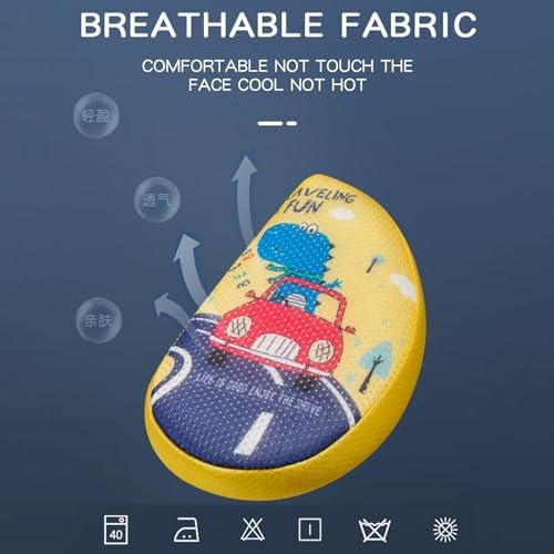 Kwaks Car Headrest Pillow for Kids and Adults
